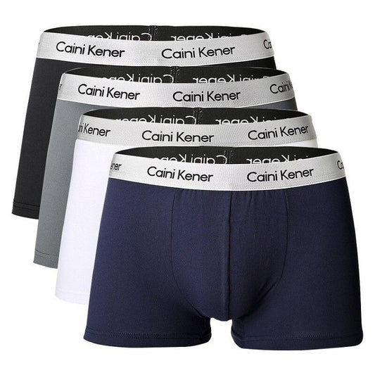 Antibacterial Men's Solid Colour Breathable Underwear (Pack of 7)